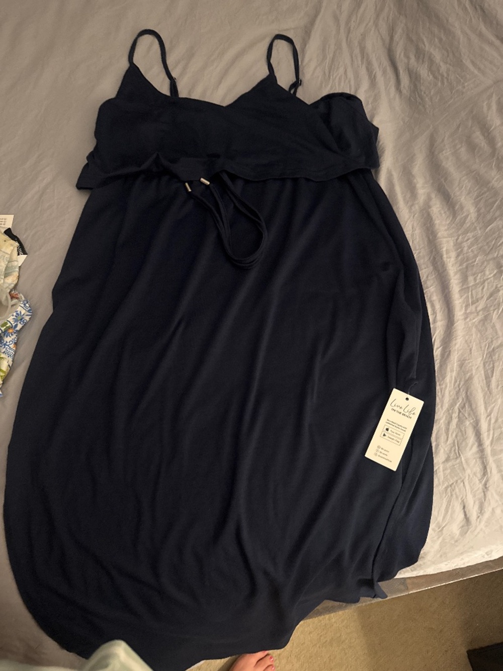 Navy summer dress